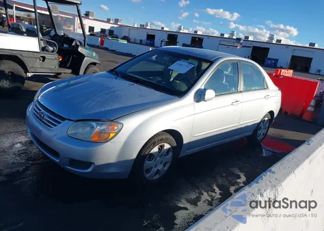 2007 Kia Spectra Ex from USA, damaged, VIN KNAFE122775439786